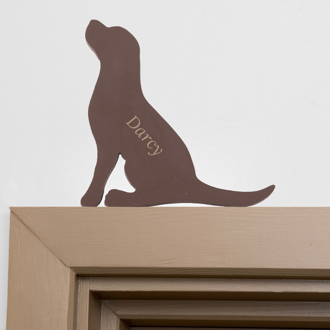 Personalised Chocolate Labrador