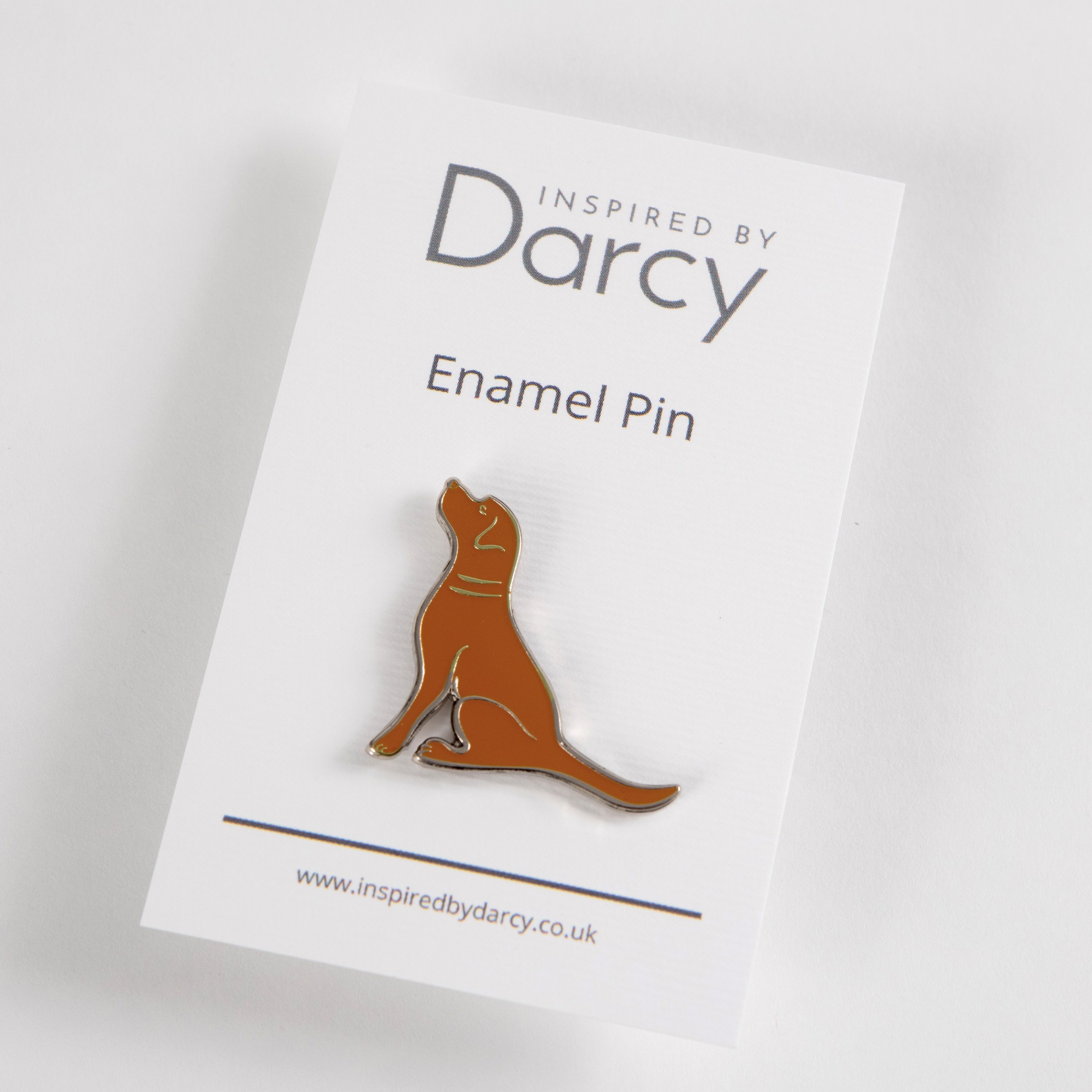 Fox Red Labrador Pin