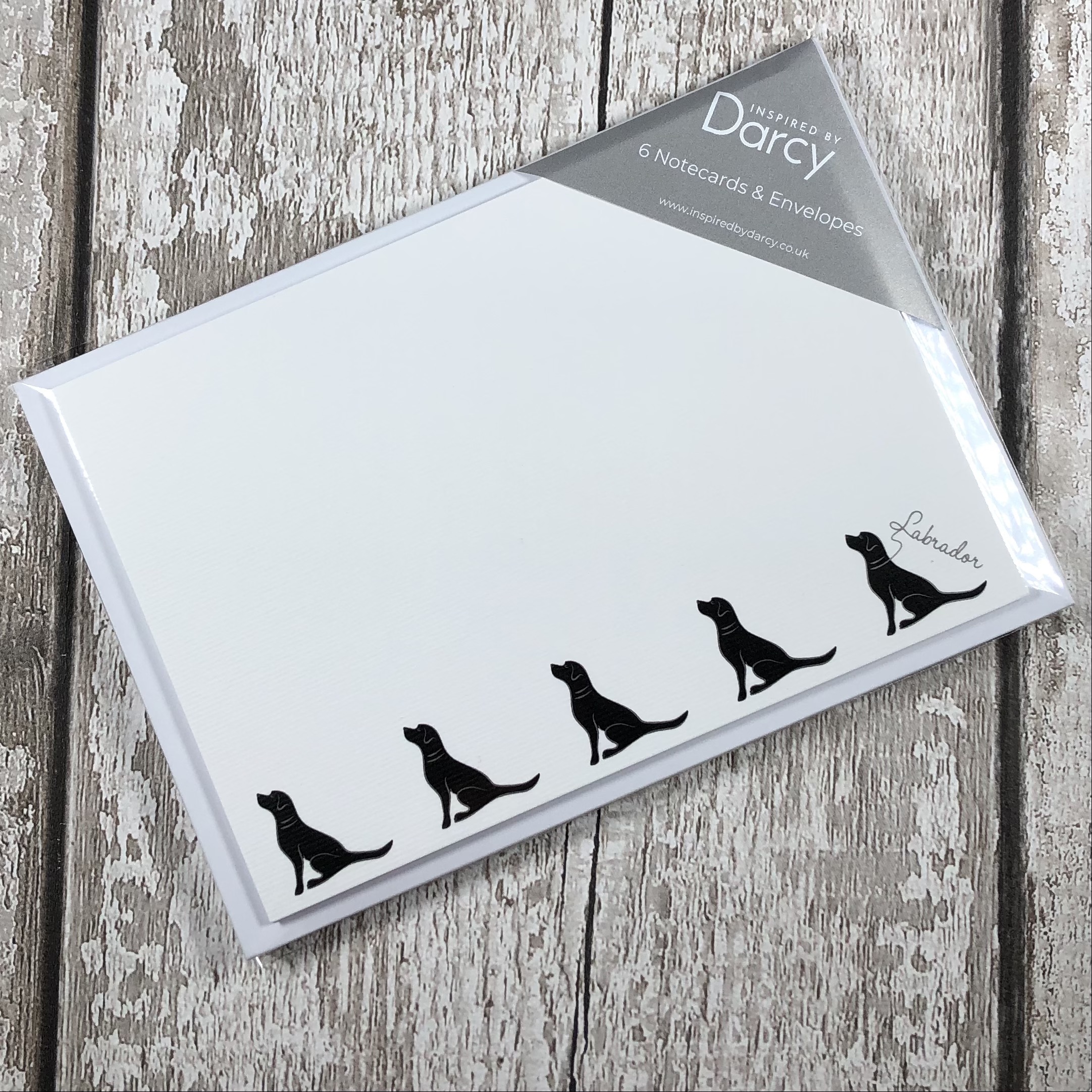 Black Labrador Notecards Set