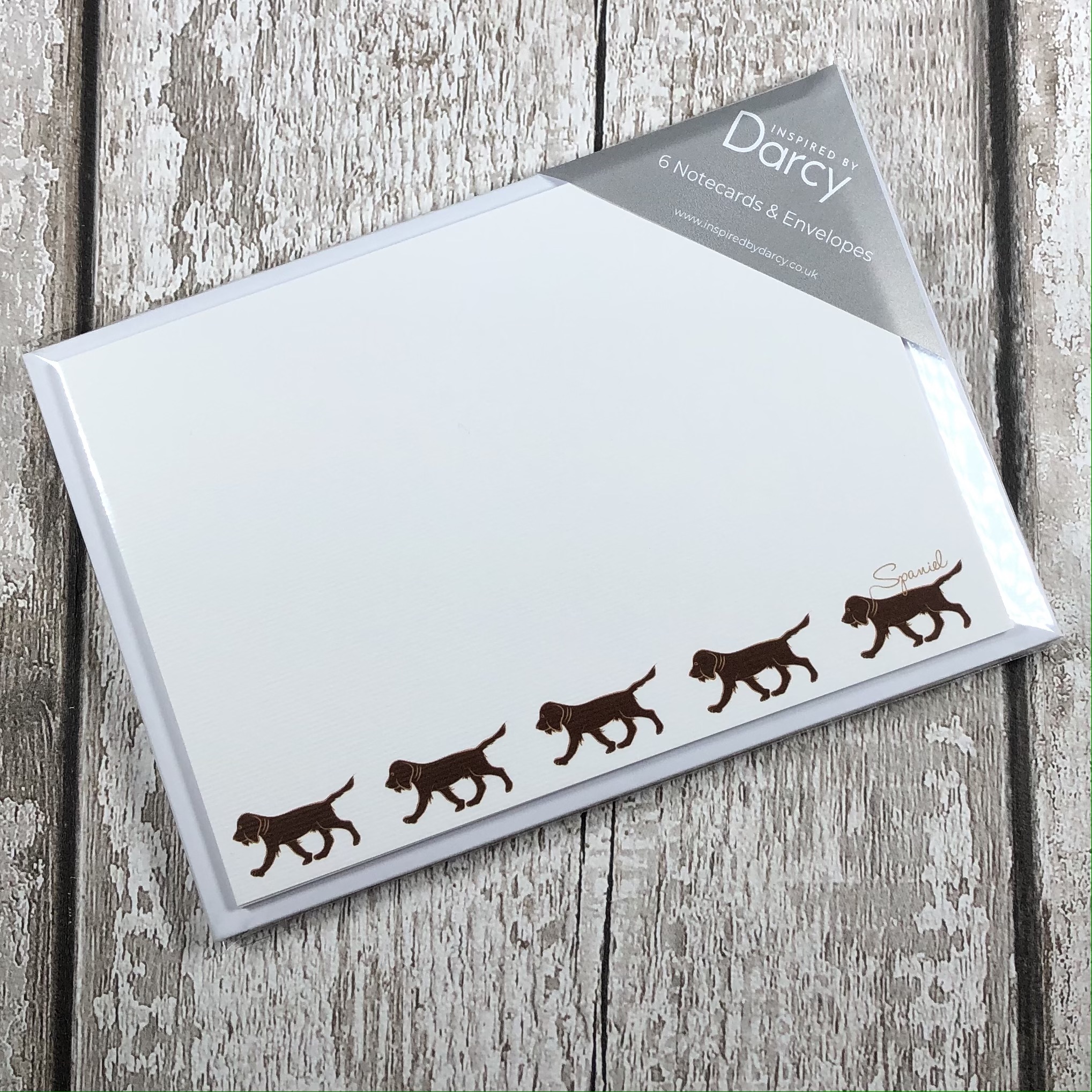 Chocolate Spaniel Notecards Set