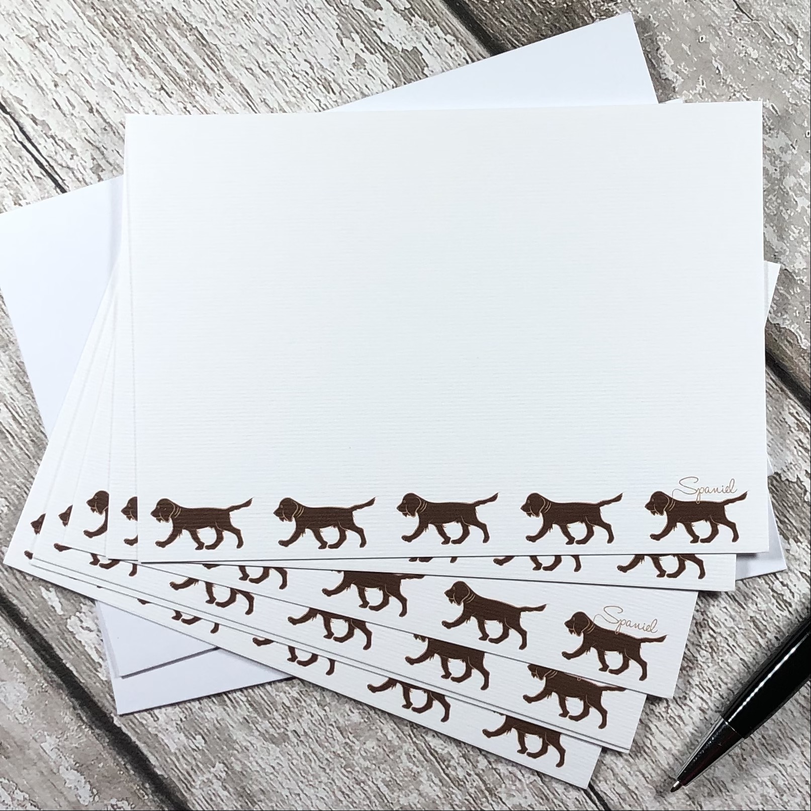Chocolate Spaniel Notecards