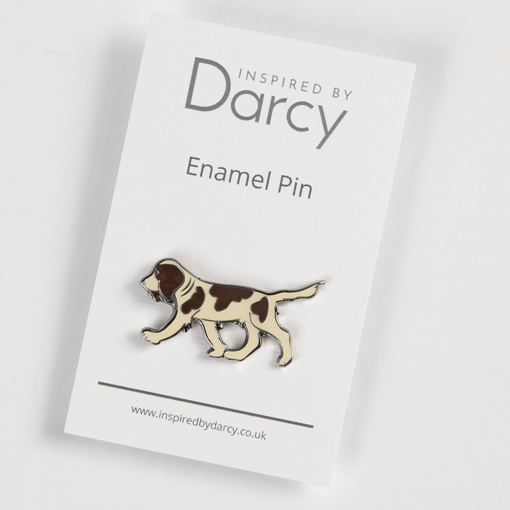 Liver Springer Spaniel Enamel Pin