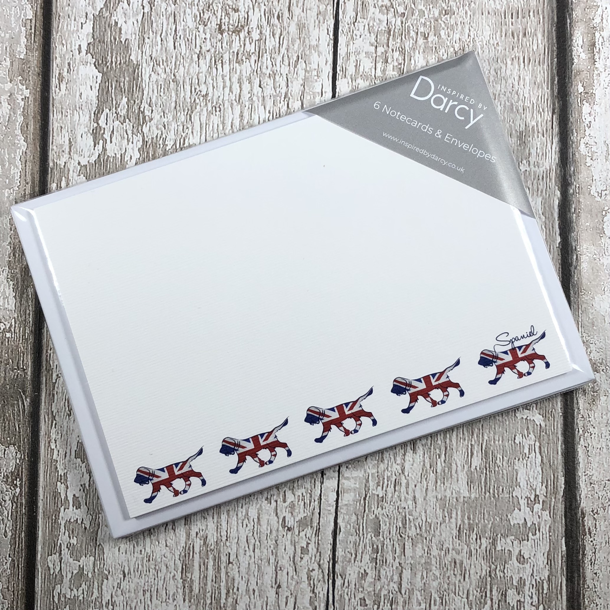 Union Jack Spaniel Notecards Set