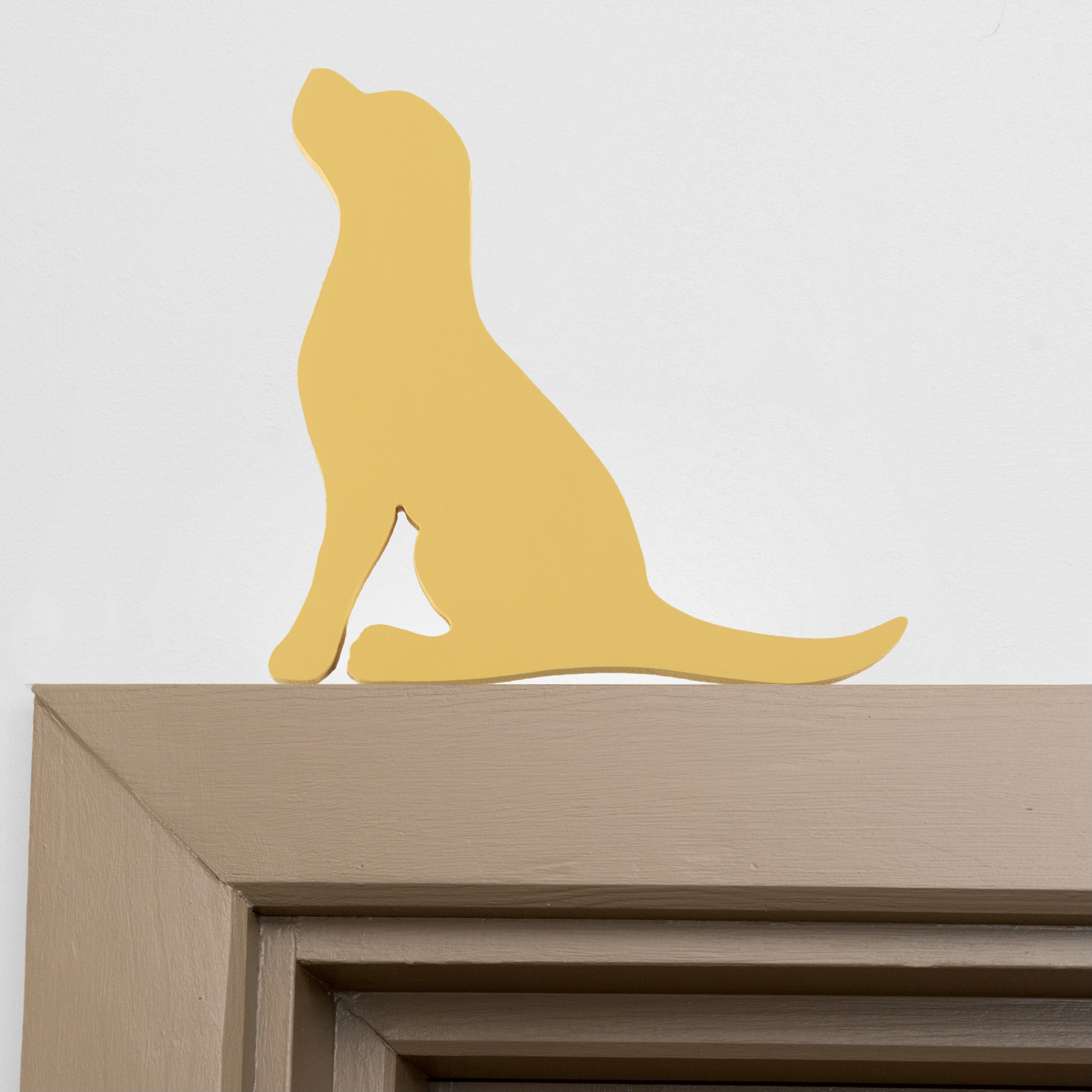 Wooden Yellow Labrador