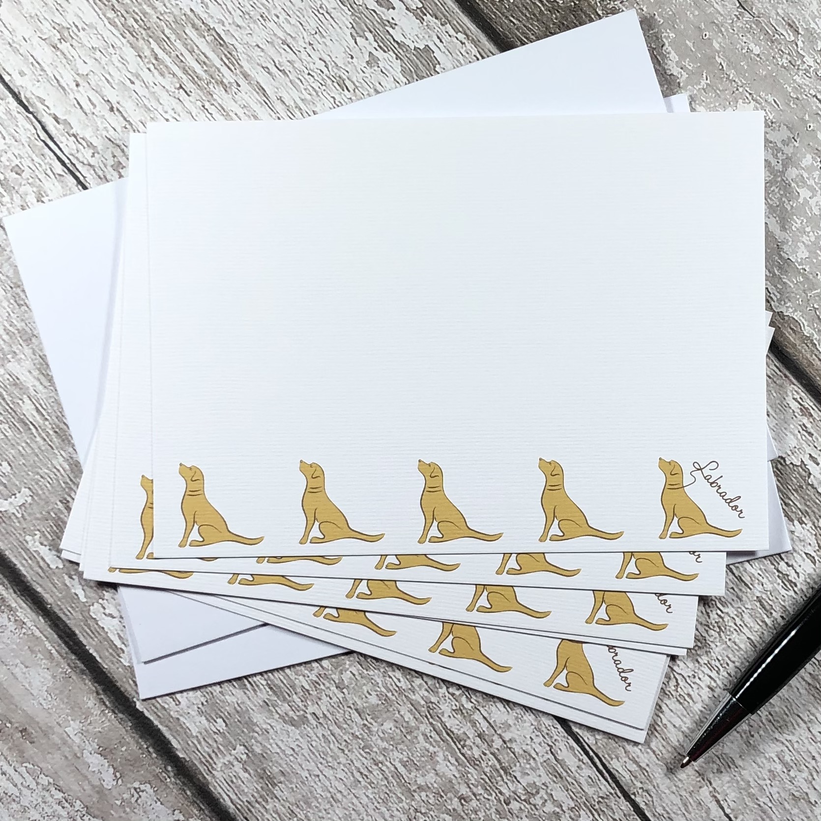 Yellow Labrador Notecards