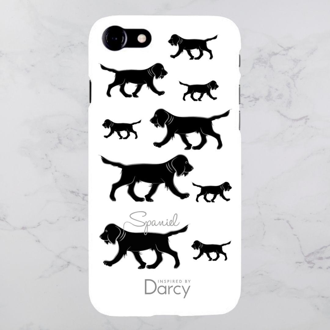 Black Spaniel Phone Case