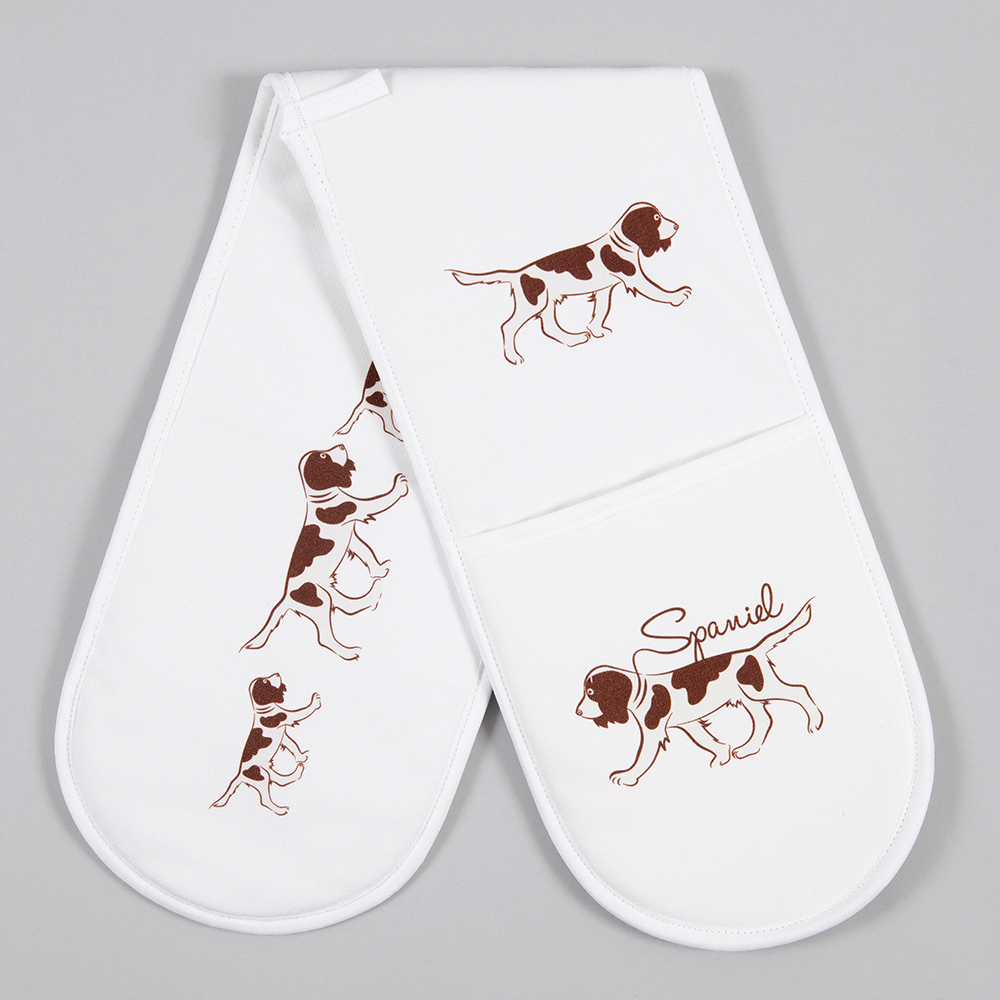 Liver Springer Spaniel Oven Gloves