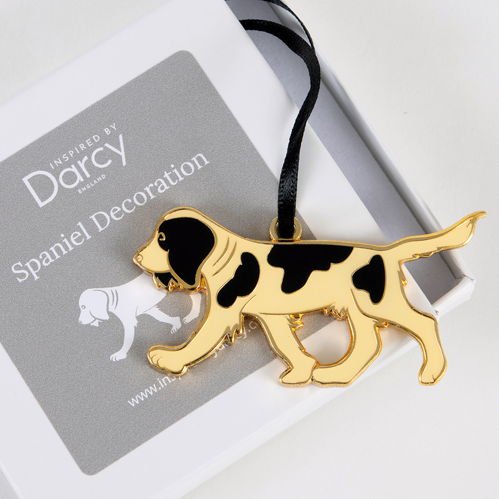 Black Springer Spaniel Decoration