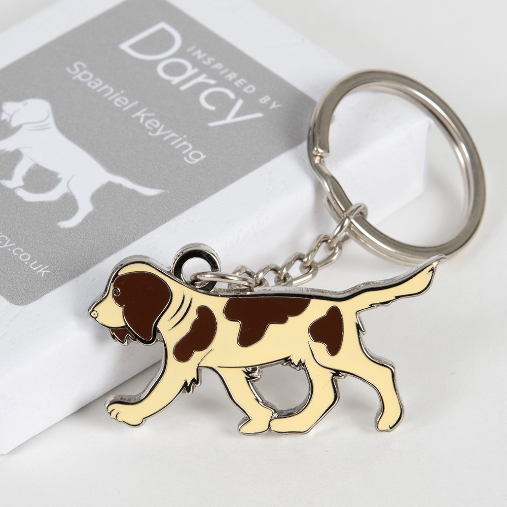 Liver Springer Spaniel Keyring