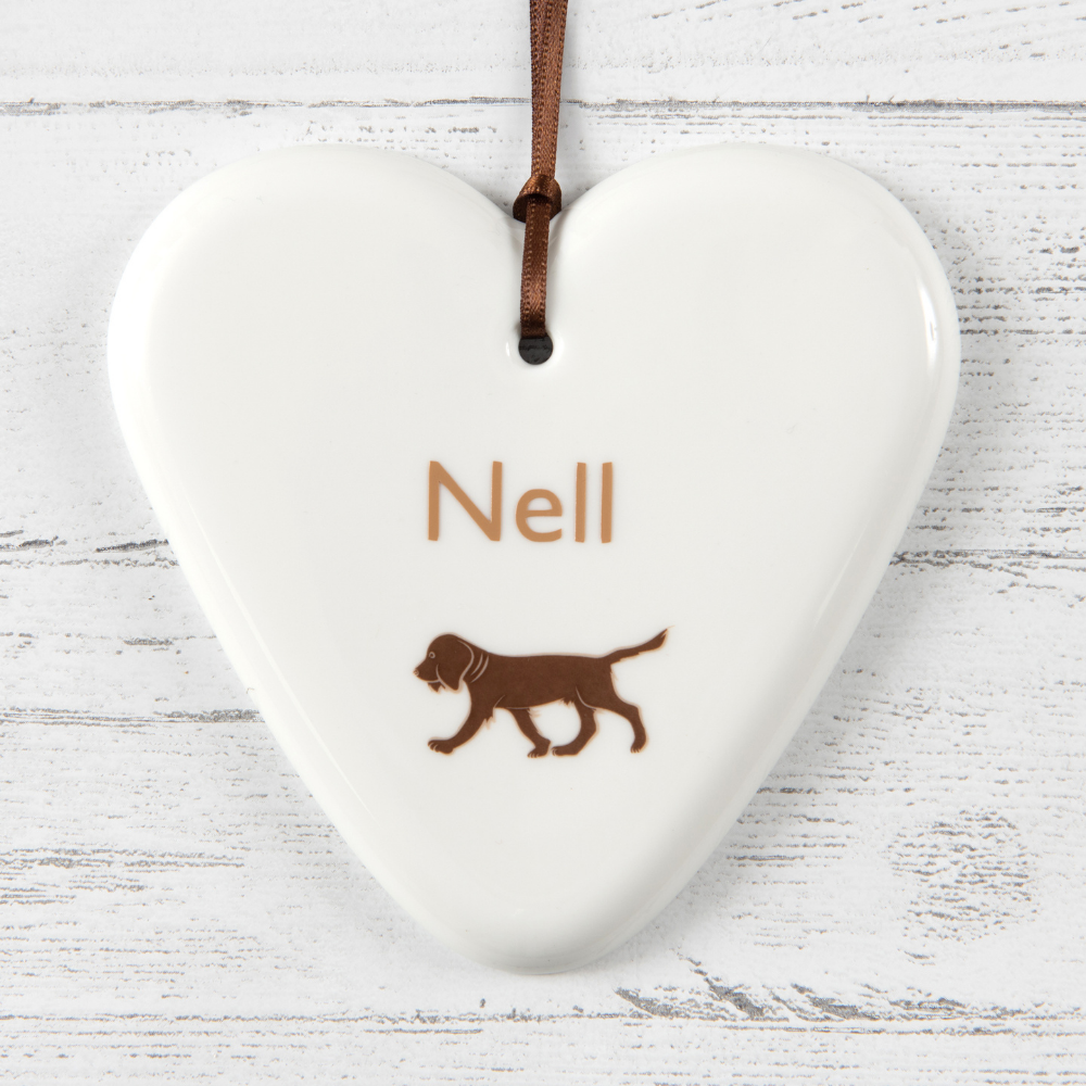 Chocolate Spaniel Heart