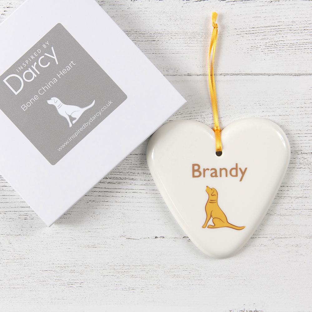 Yellow Labrador Heart 1