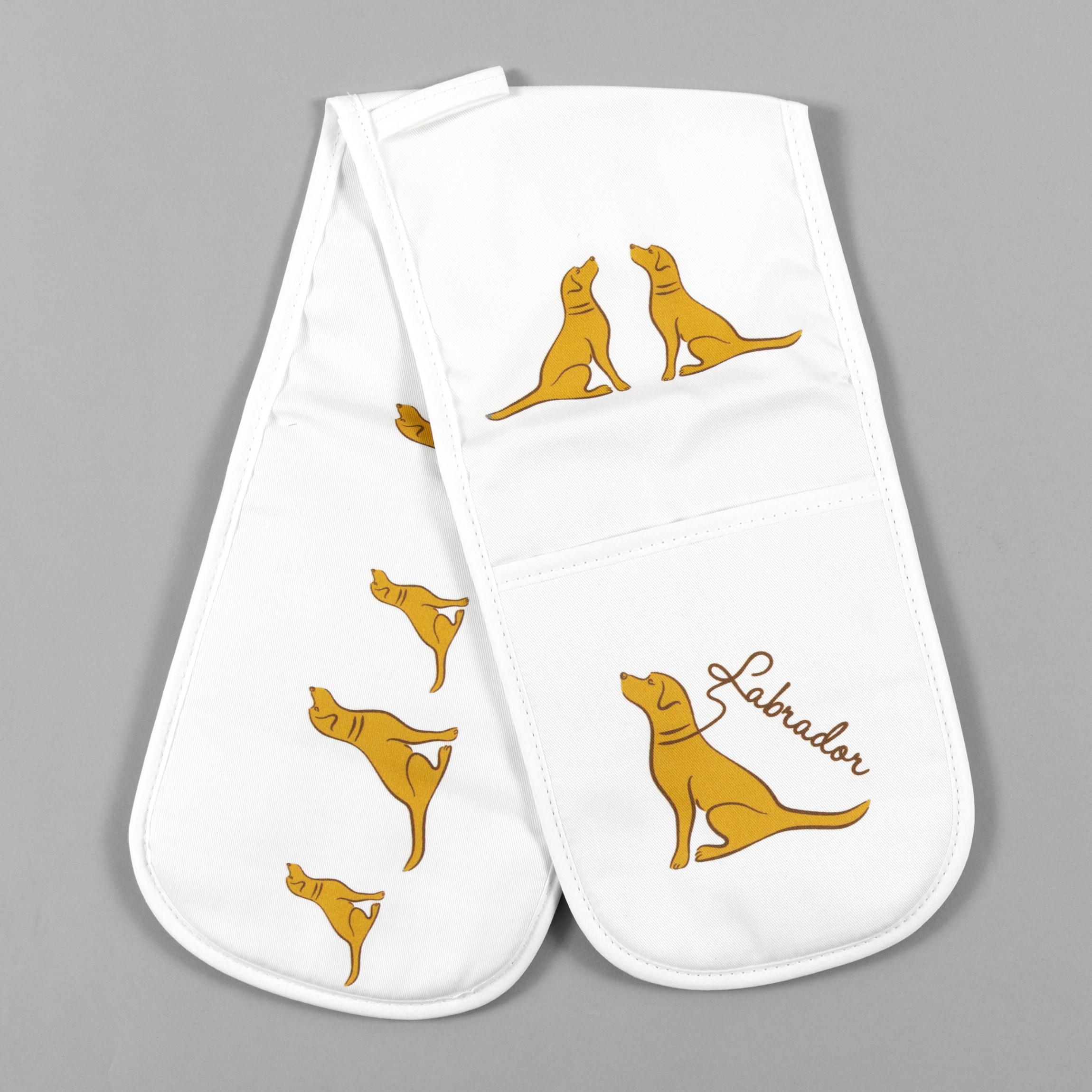 Yellow Labrador Oven Gloves